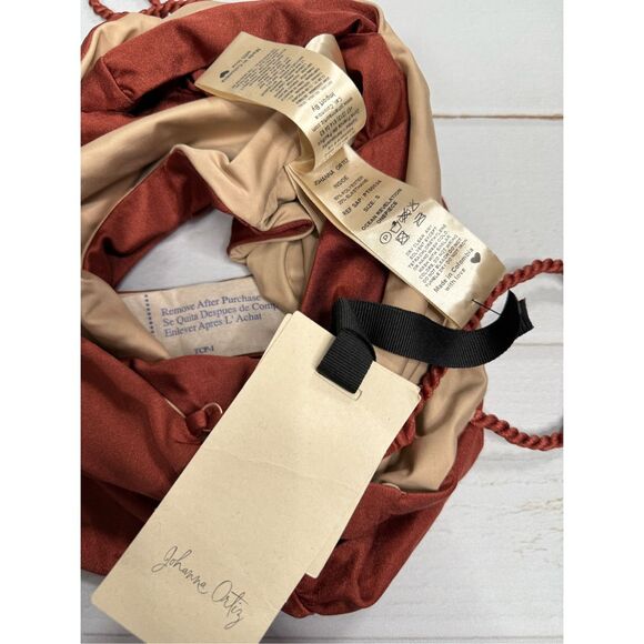 Johanna Ortiz Rust One Piece Swimsuit - Picture 7 of 8